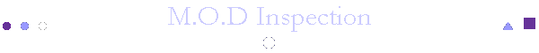 M.O.D Inspection